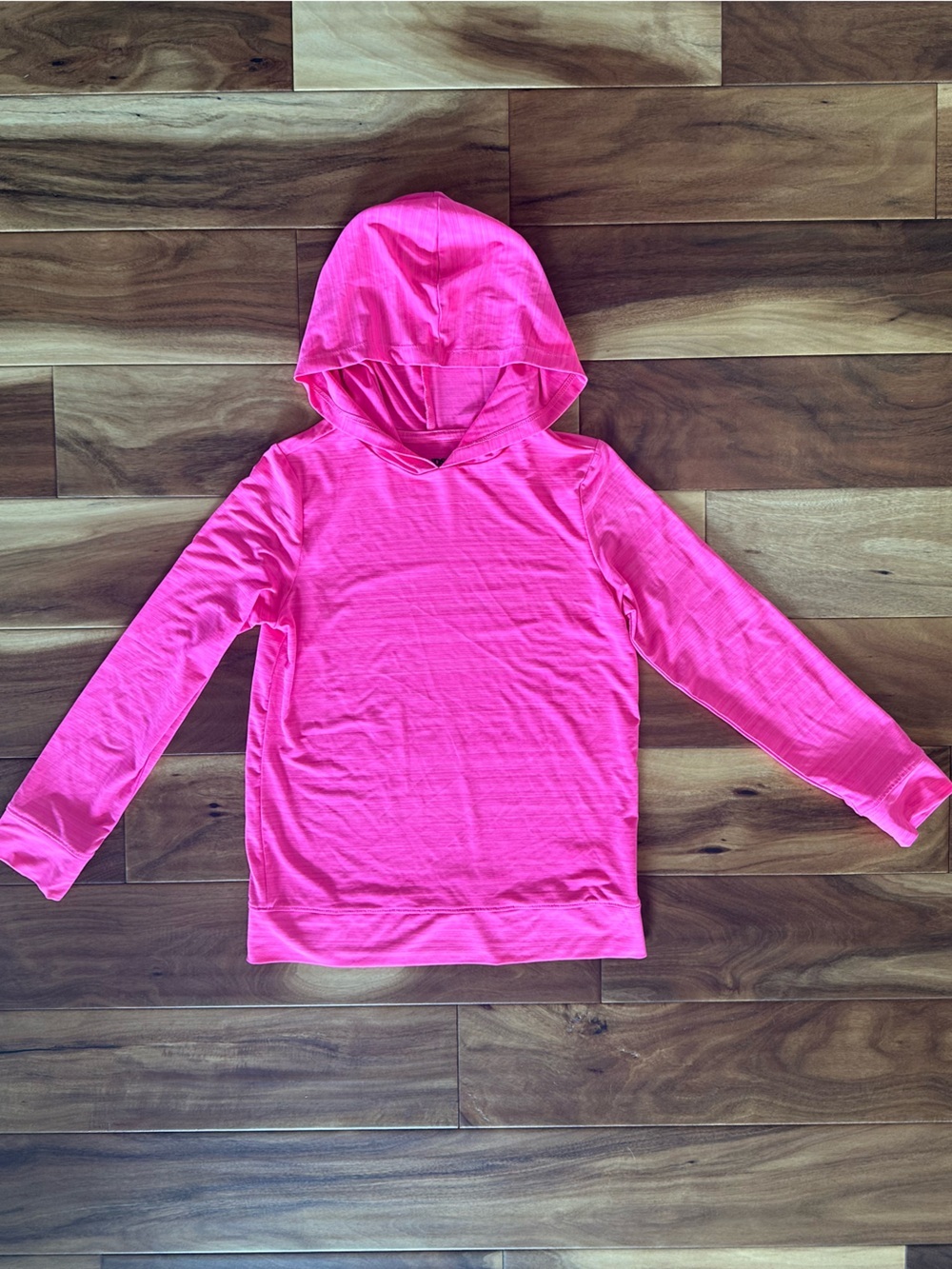 Lands' End Hot Pink Pullover Hoodie Youth Medium